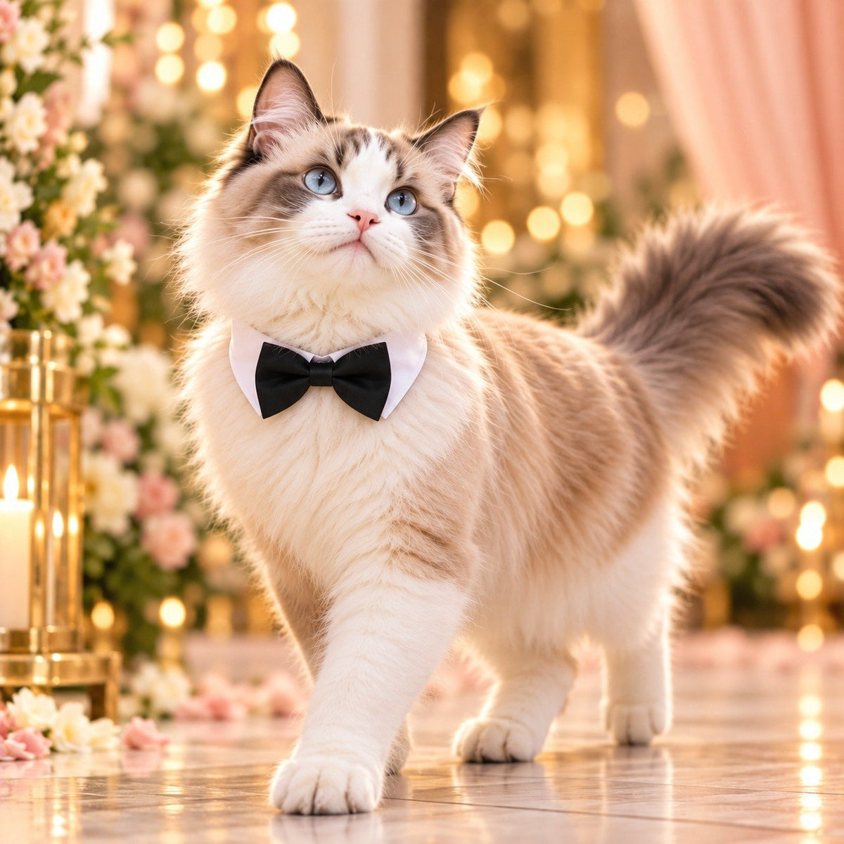 Luxury Bow Tie Collar