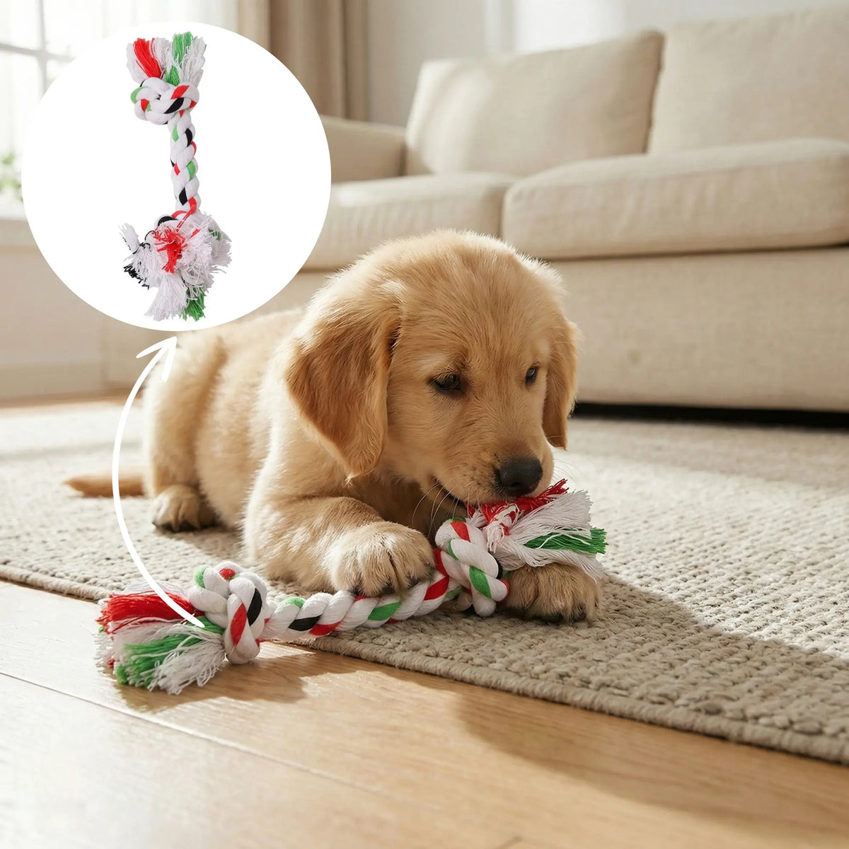2 Knot Rope Toy