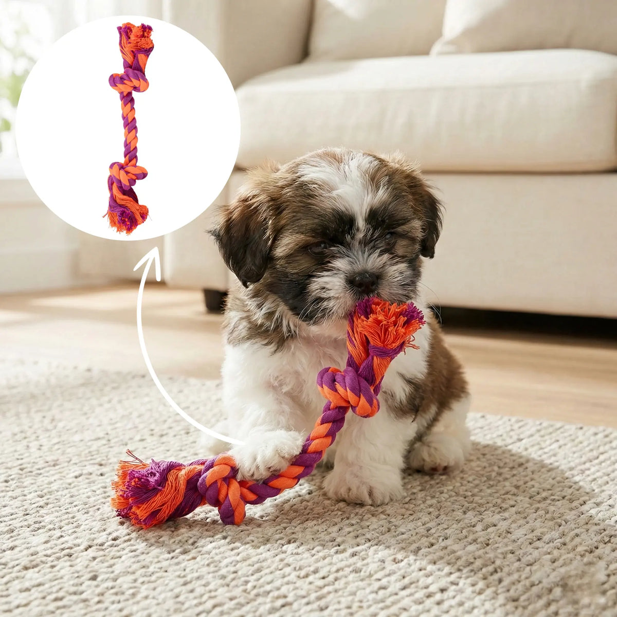 2 Knot Rope Toy