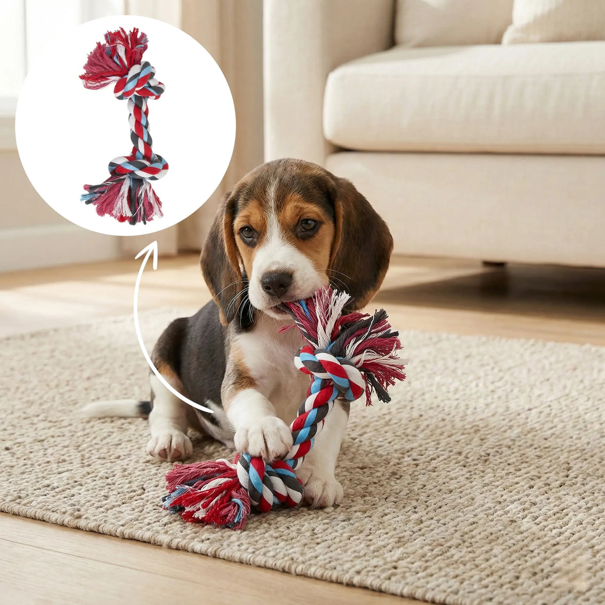 2 Knot Rope Toy