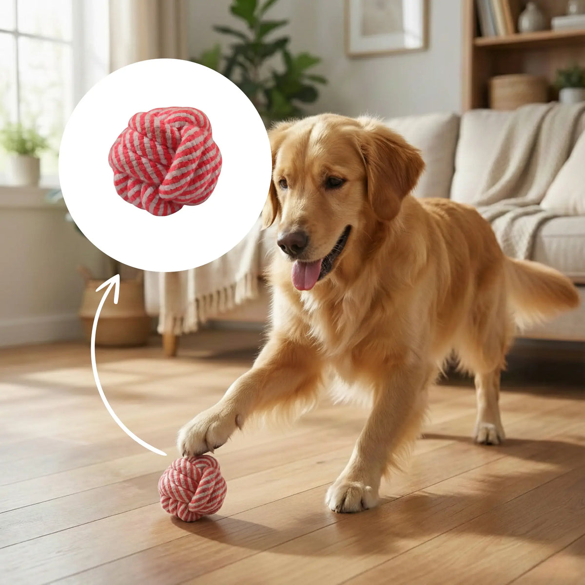 Ball Rope Pet Toy
