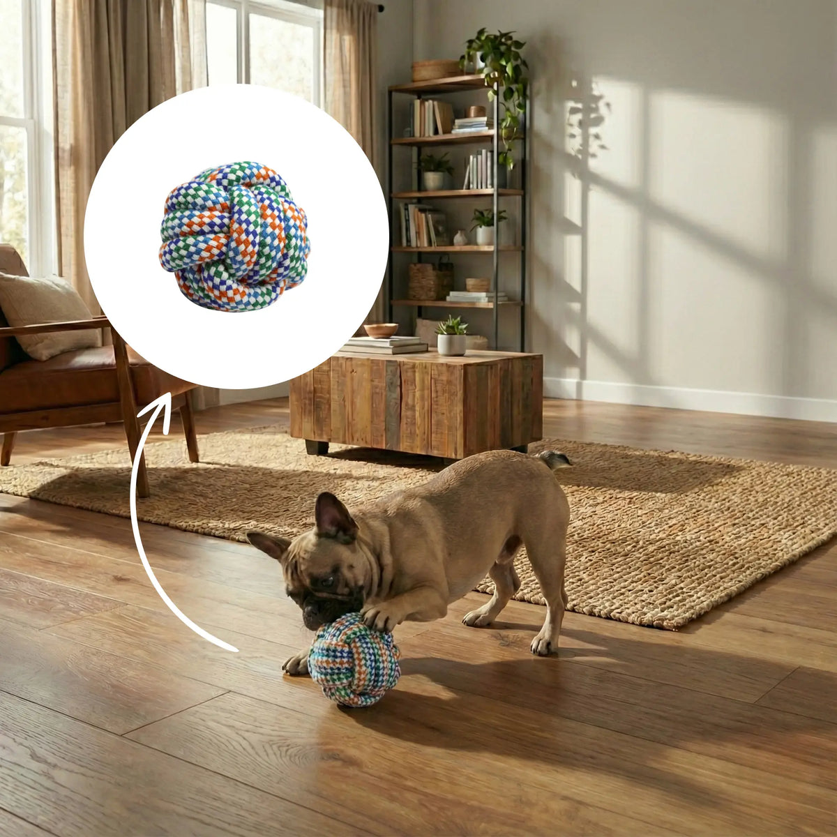 Ball Rope Pet Toy