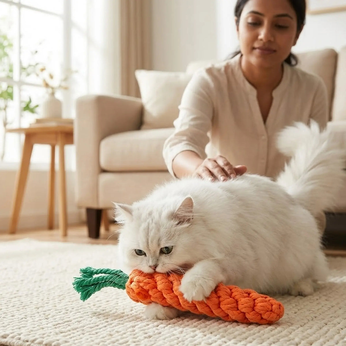 Carrot Rope Toy