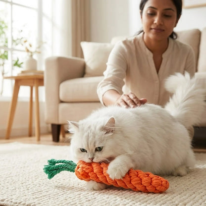Carrot Rope Toy
