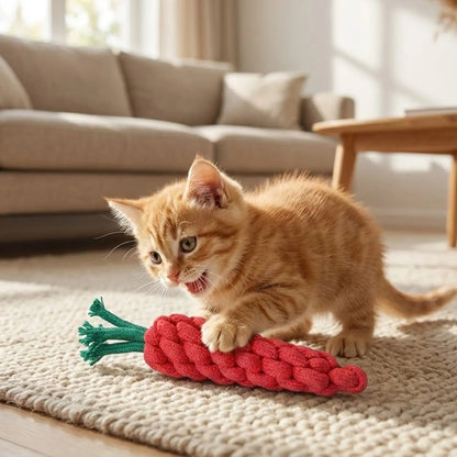 Carrot Rope Toy