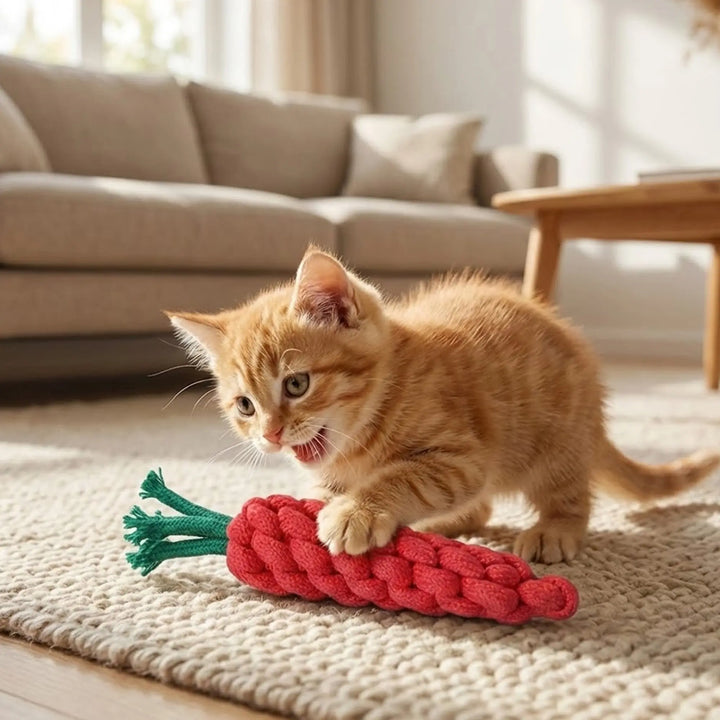 Carrot Rope Toy