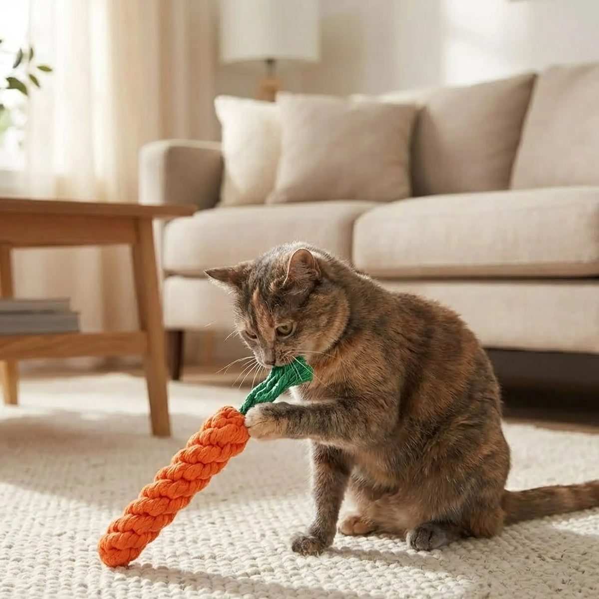 Carrot Rope Toy