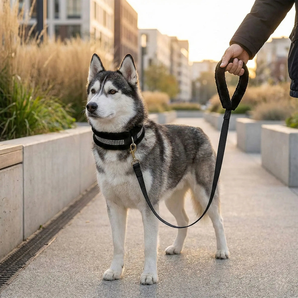Furry Padded Dog Collar