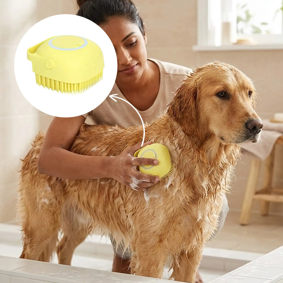 Pet Bath Brush