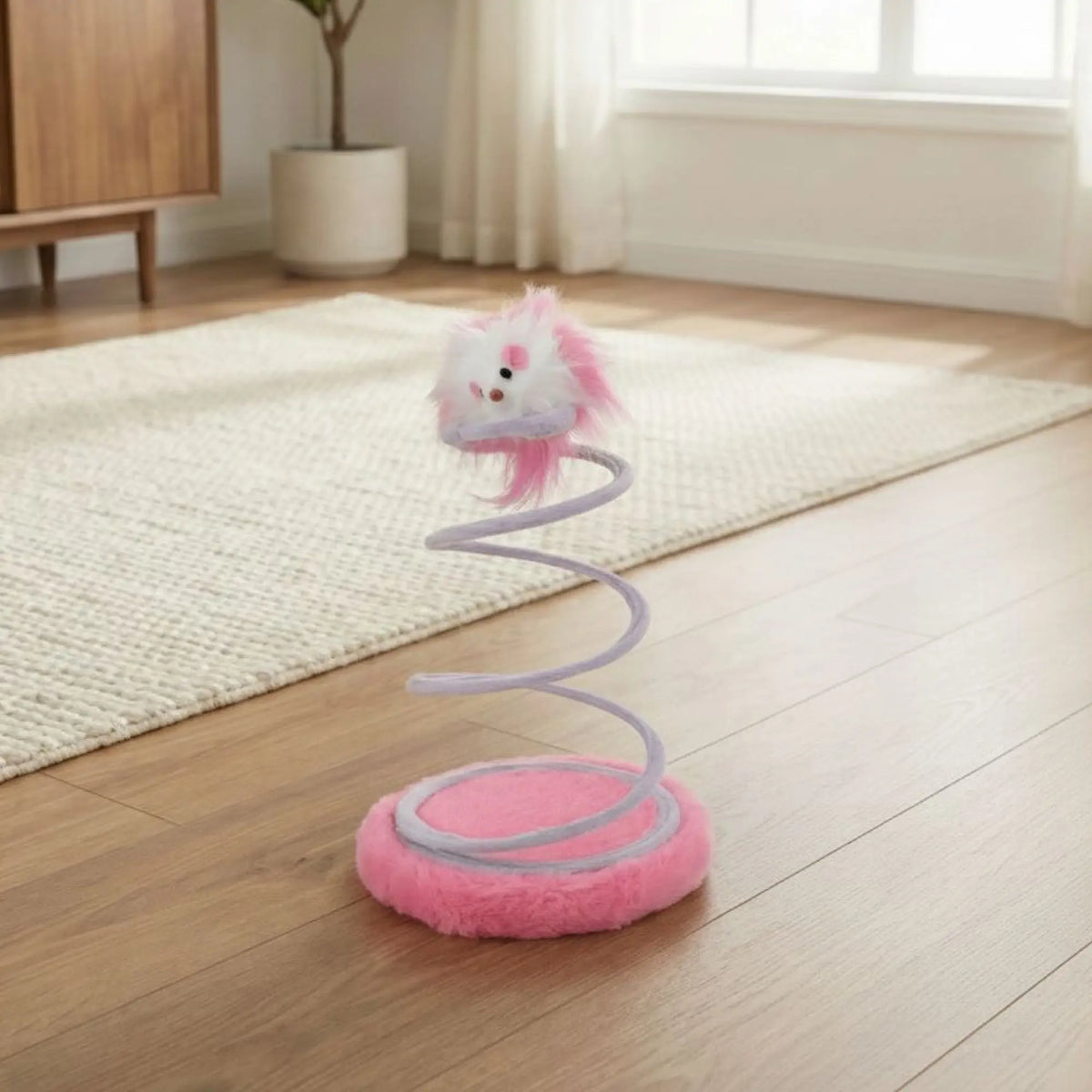 Coil Bouncy Cat Spring Toy