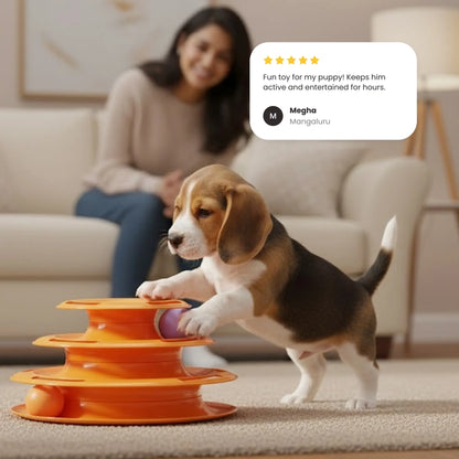 Indoor Cats Turntable Toy Fun Roller