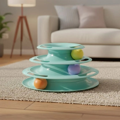 Indoor Cats Turntable Toy Fun Roller