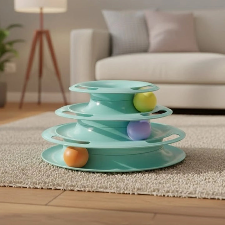 Indoor Cats Turntable Toy Fun Roller