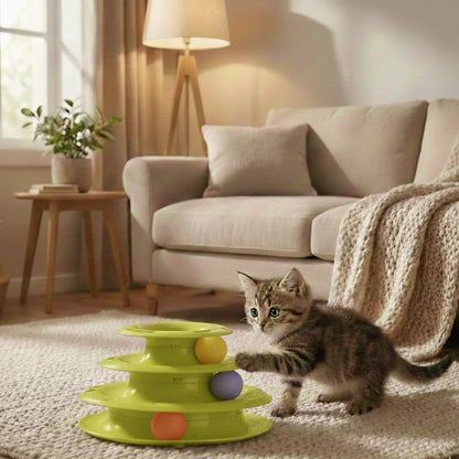 Indoor Cats Turntable Toy Fun Roller