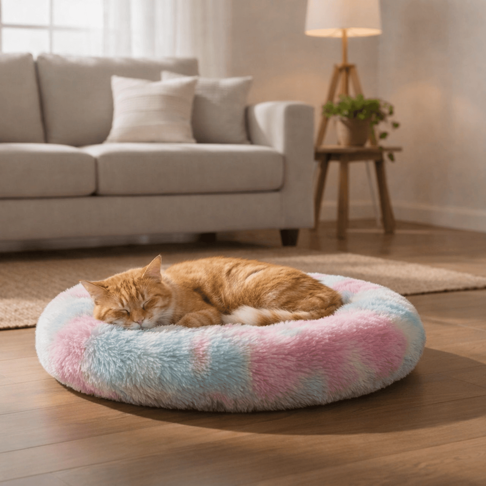 Donut Slumber Cat and Dog Bed - Image 4