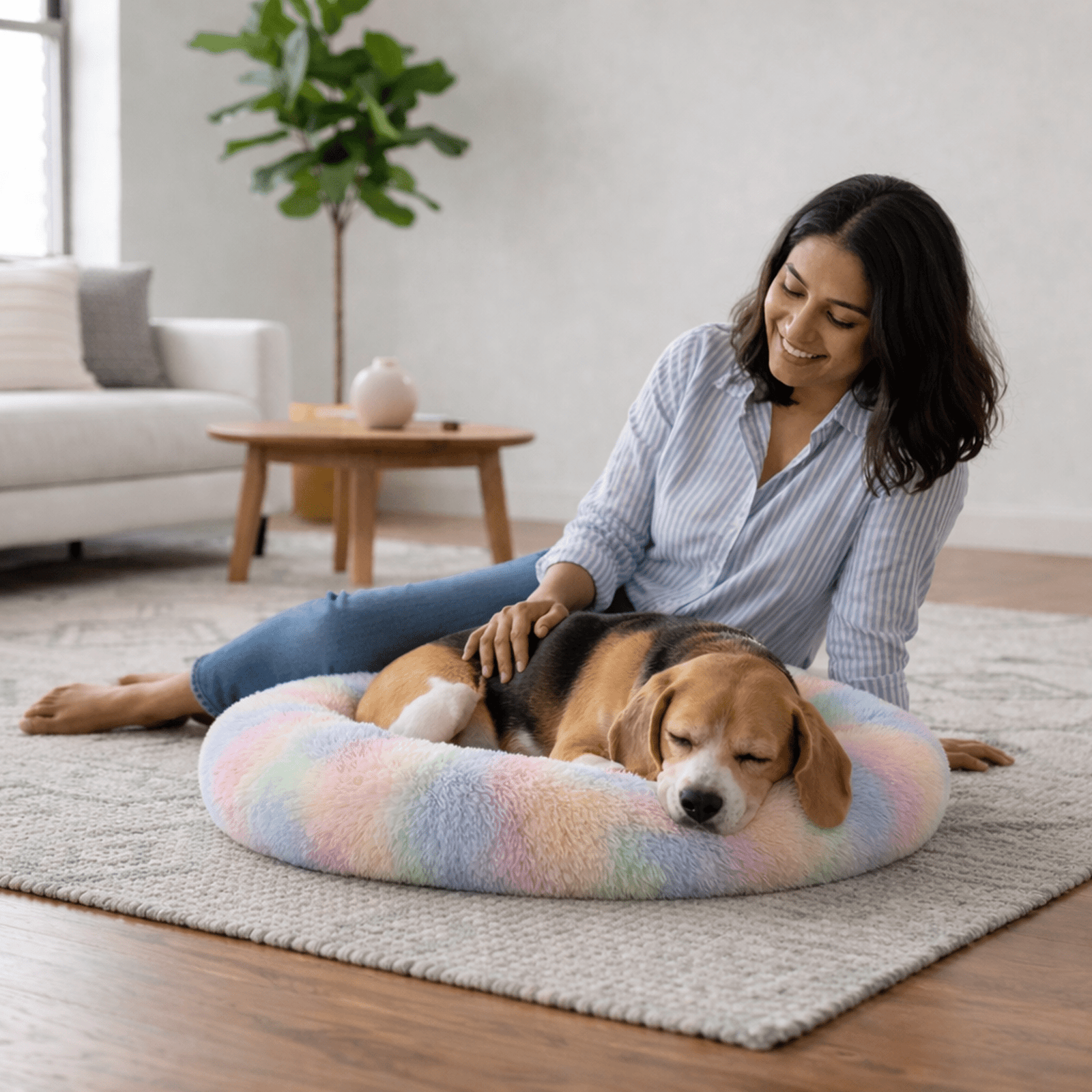 Donut Slumber Cat and Dog Bed - Image 6