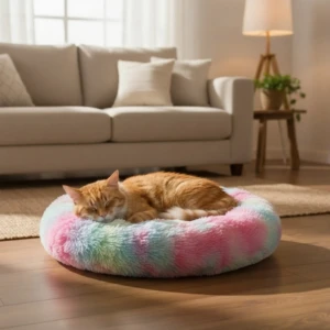 Rainbow Donut Bed 05