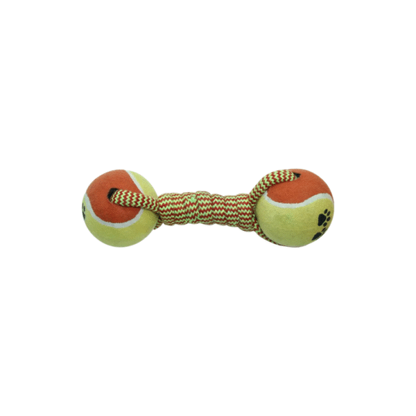 Double Tennis Ball Pet Toy - Image 2