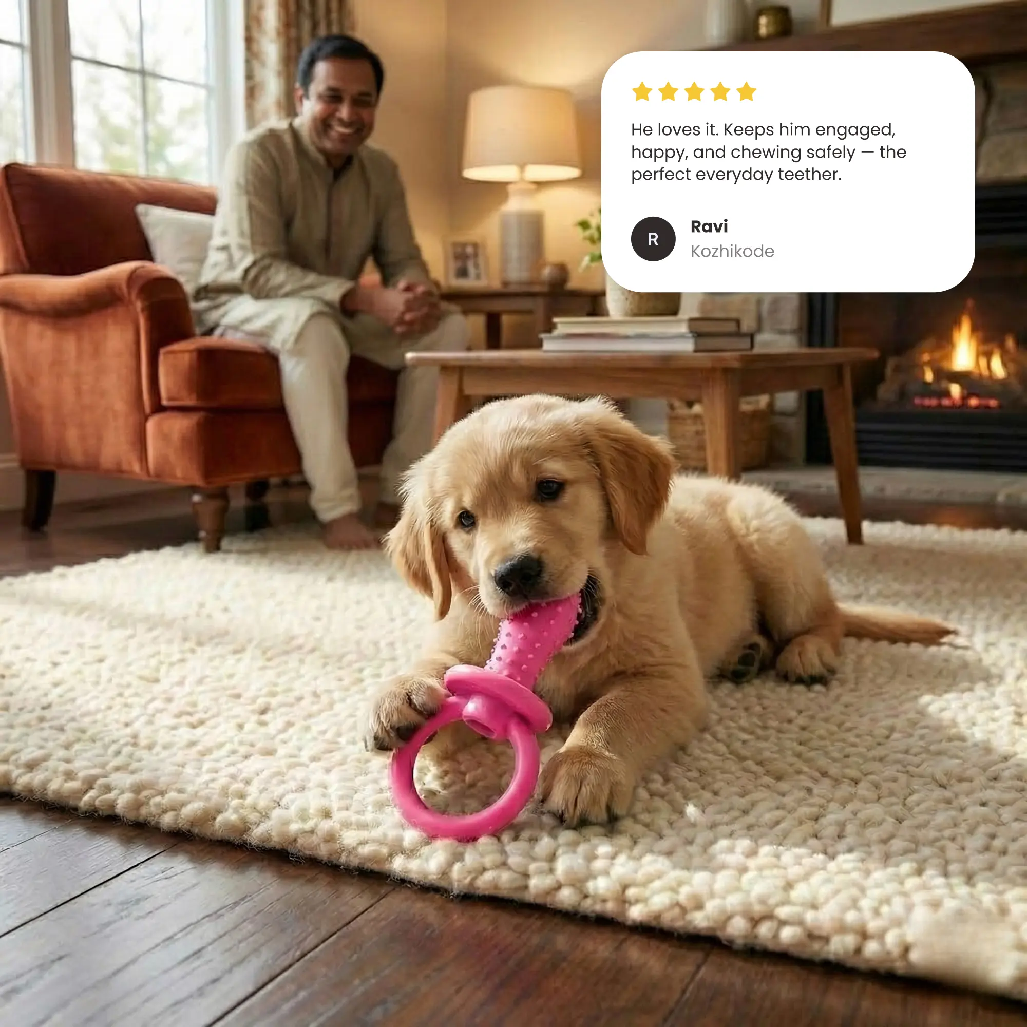 Rubber Teether Pet 01