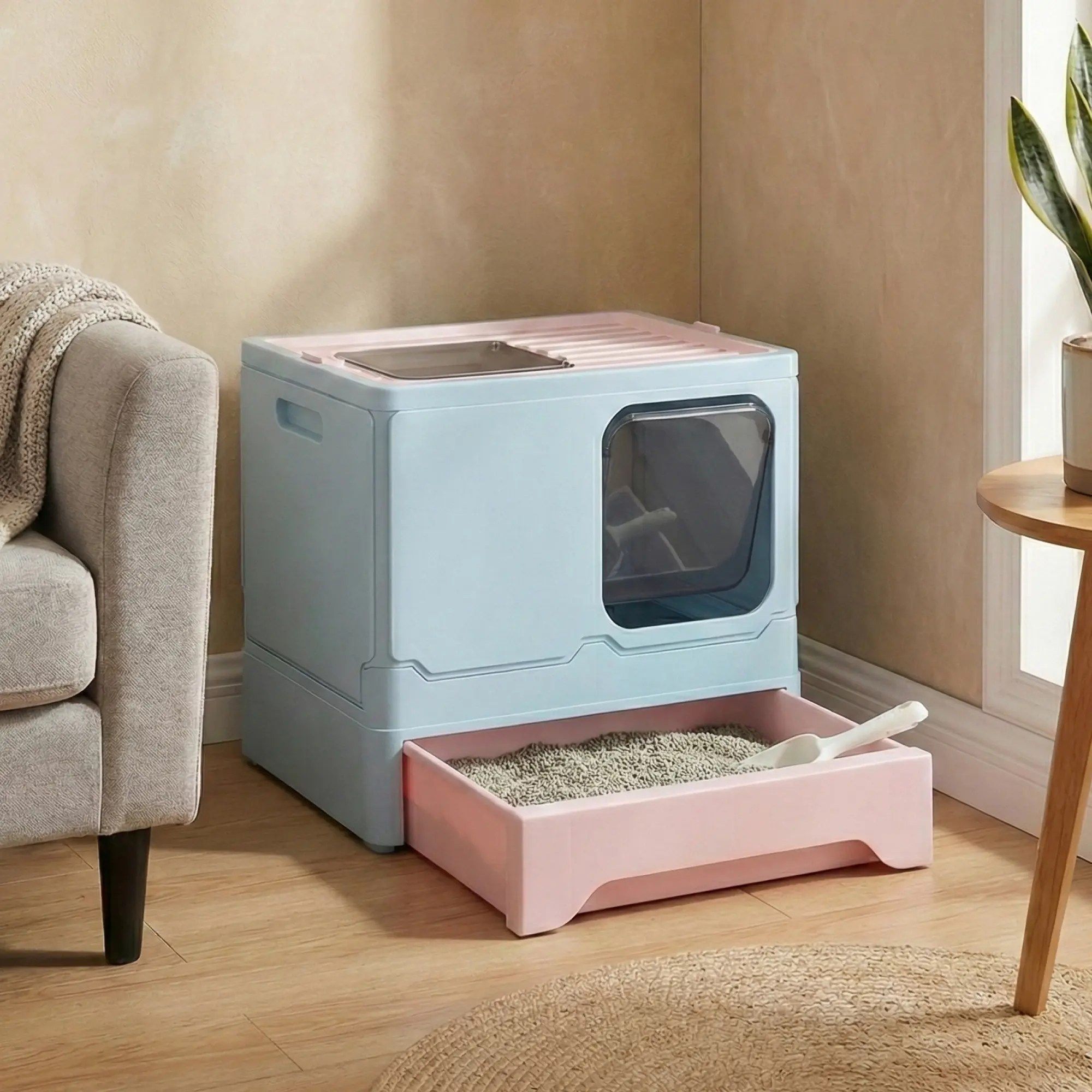 Foldable Litter Box 04