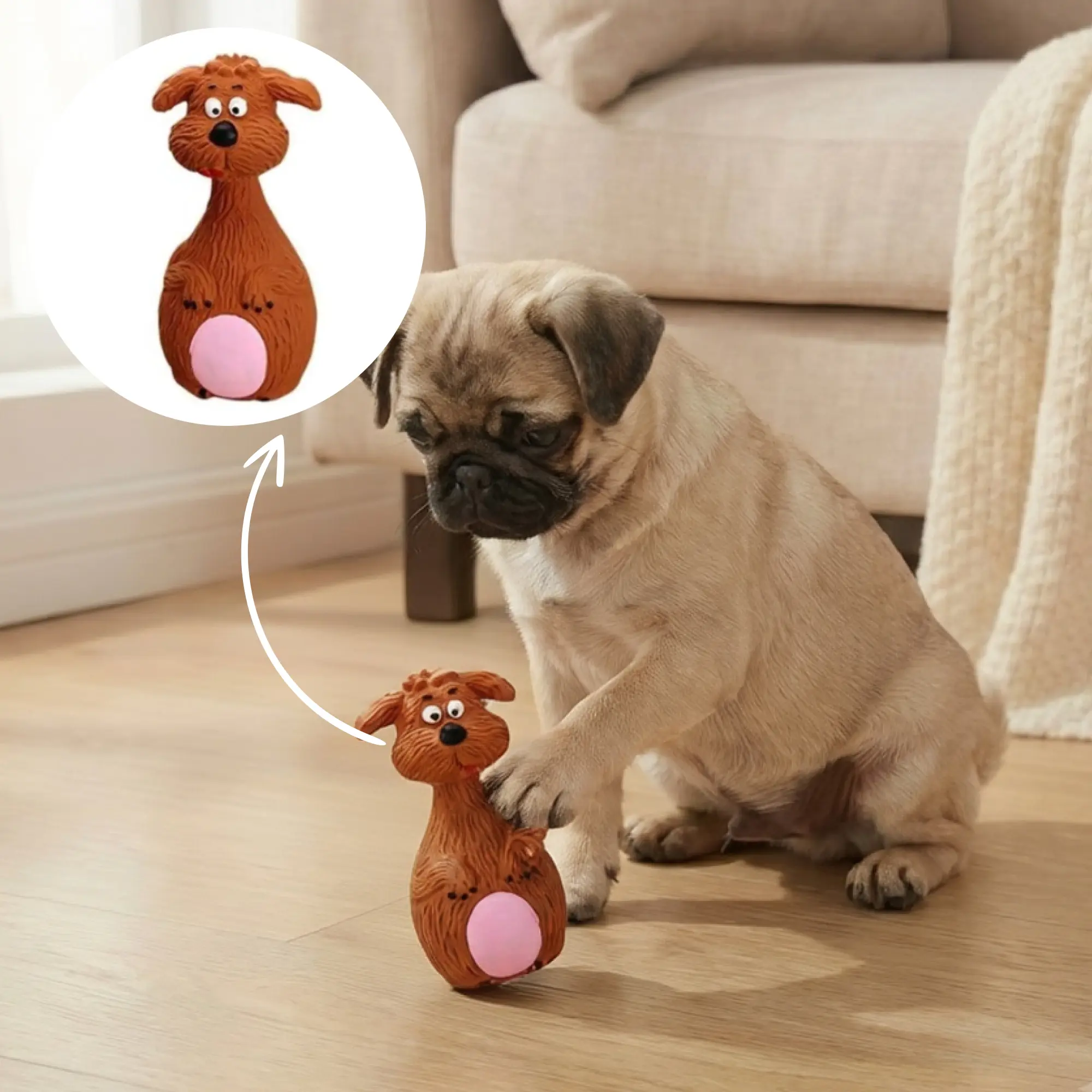 Squeaky Animal Toy 05