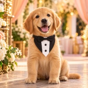 Dog Bandana with Bow