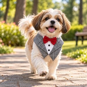 Grey Blazer Bandana